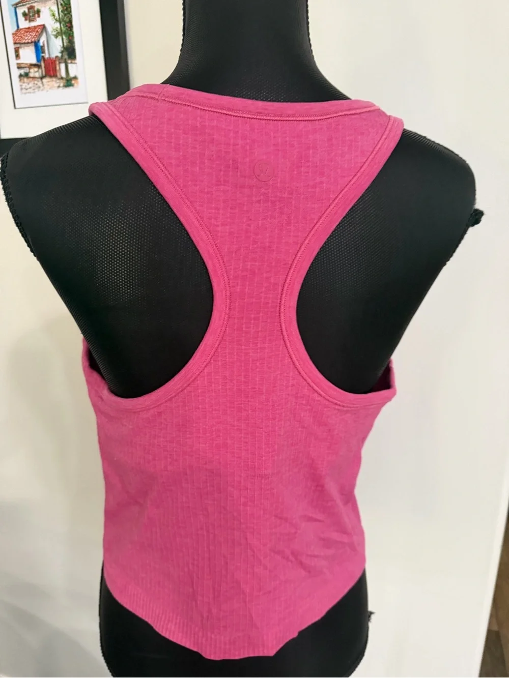 Lululemon Athletica Women’s Ribbed Scoop Neck Crop Top size 12